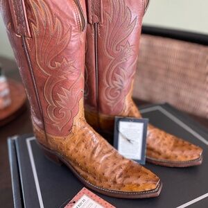 Luxurious Ostrich Women's Boots by: Lucchese